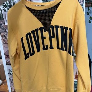 pink crewneck